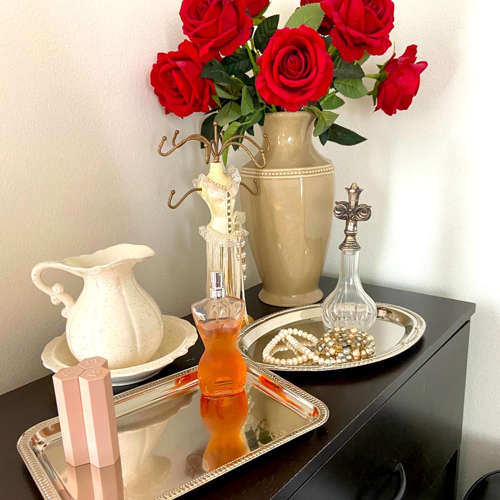 ❤️ set of 3 ! Vanity trays sturdy hand washable